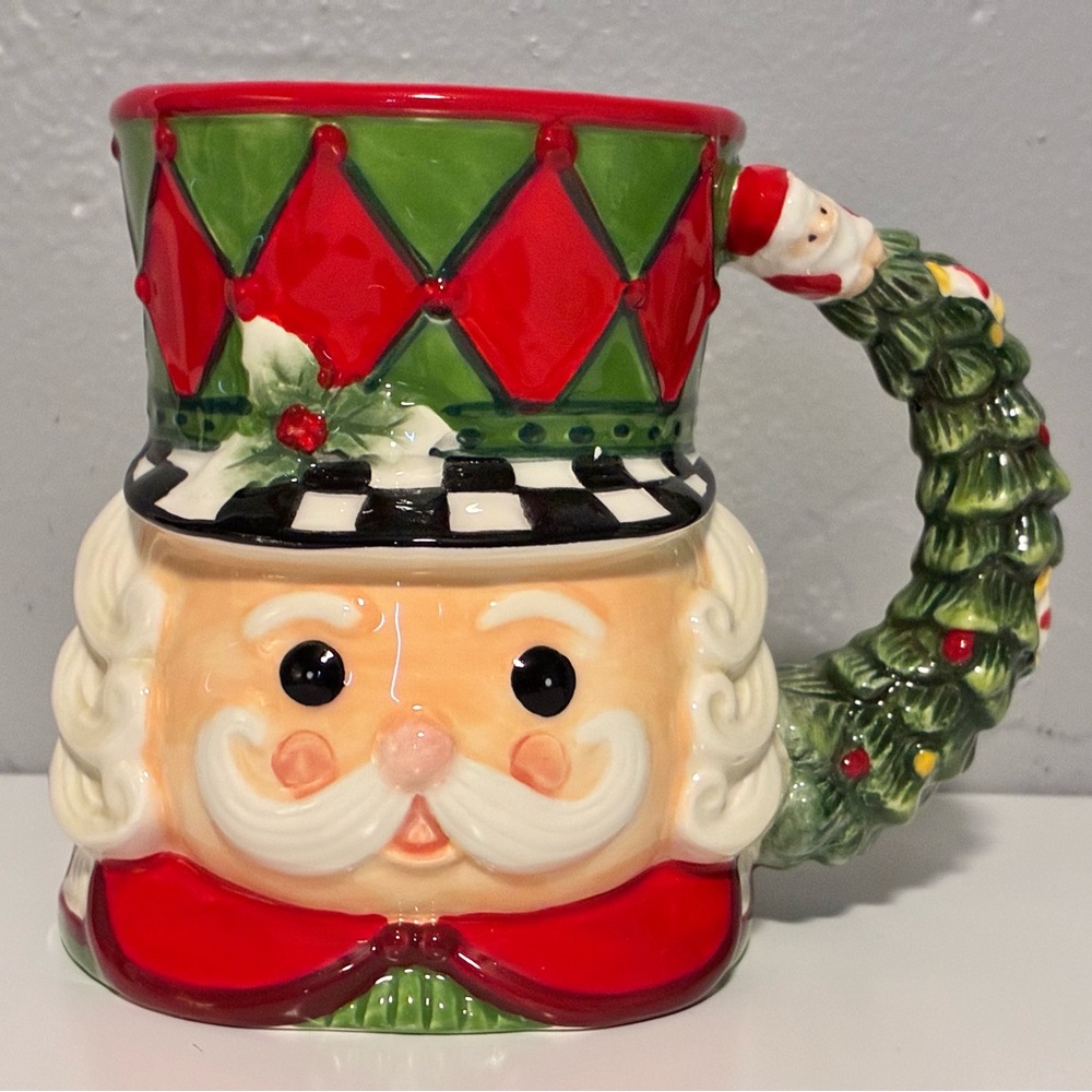 Spode Nutcracker Toby Christmas Coffee Mug - Picture 1 of 10